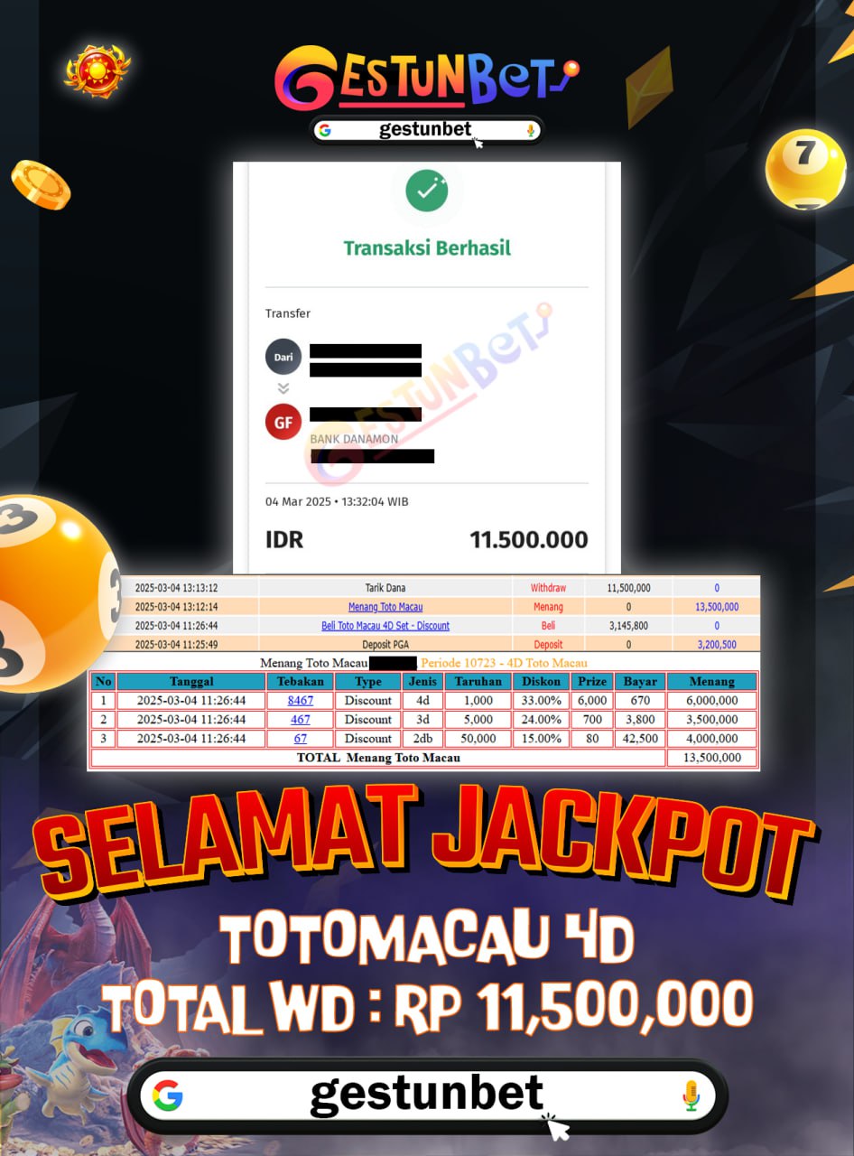 BUKTI JP GESTUNBET 04 MARET 2025