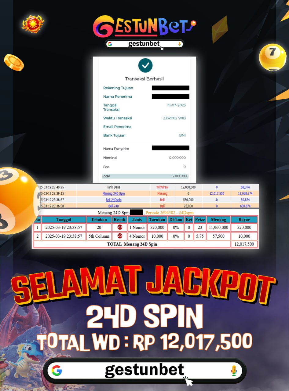 BUKTI JP GESTUNBET 19 MARET 2025