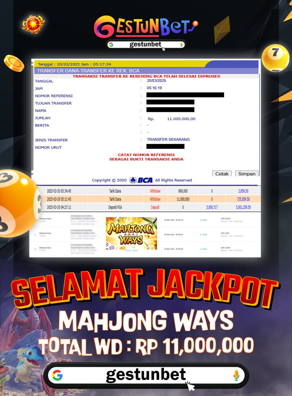 BUKTI JP GESTUNBET 20  MARET 2025