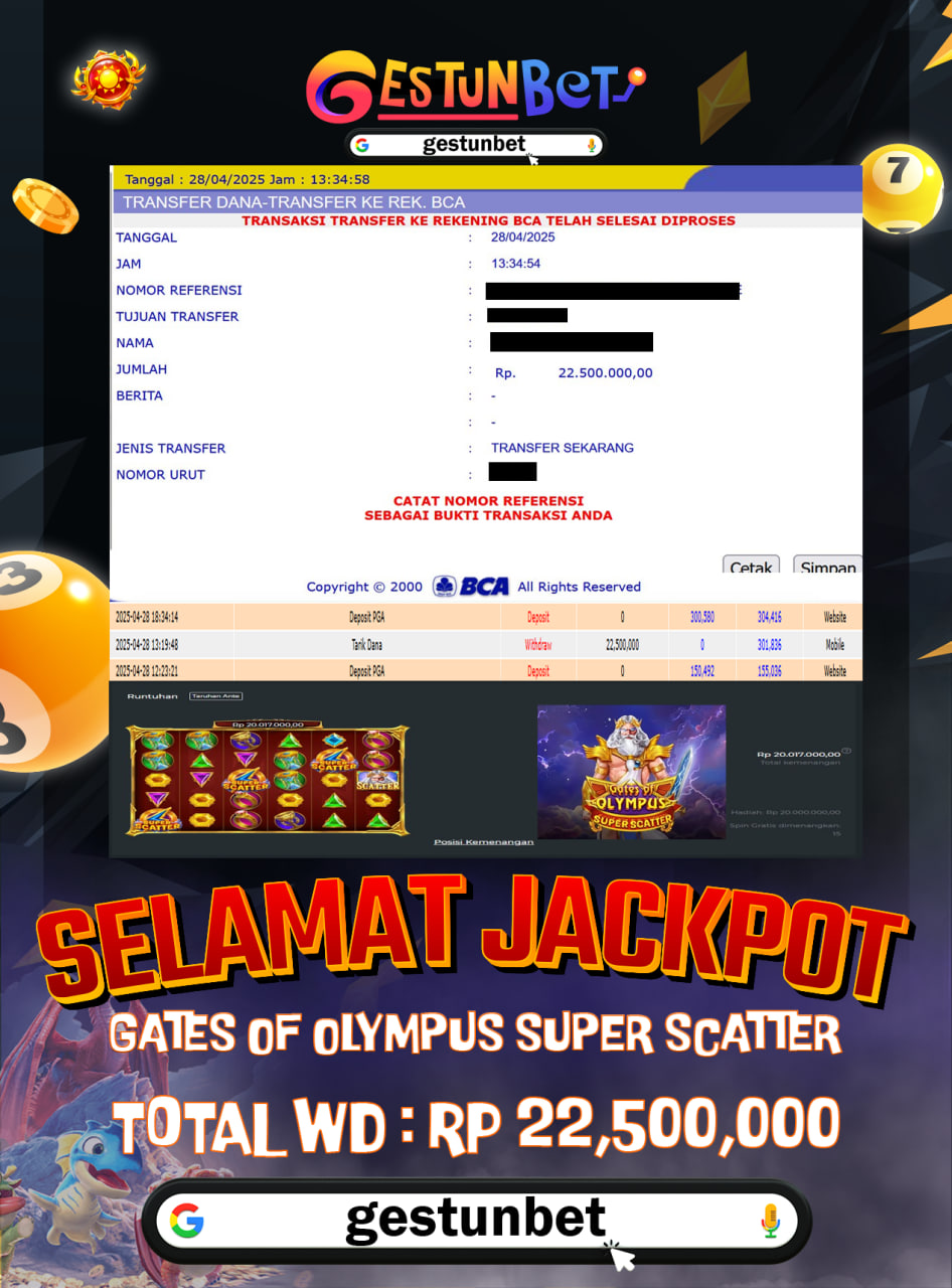 BUKTI JP GESTUNBET 28 APRIL 2025