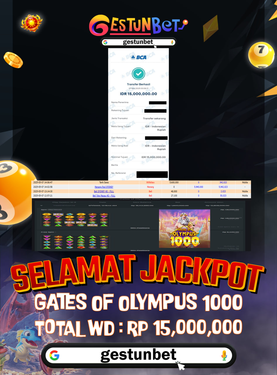 BUKTI JP GESTUNBET 07 MEI 2025