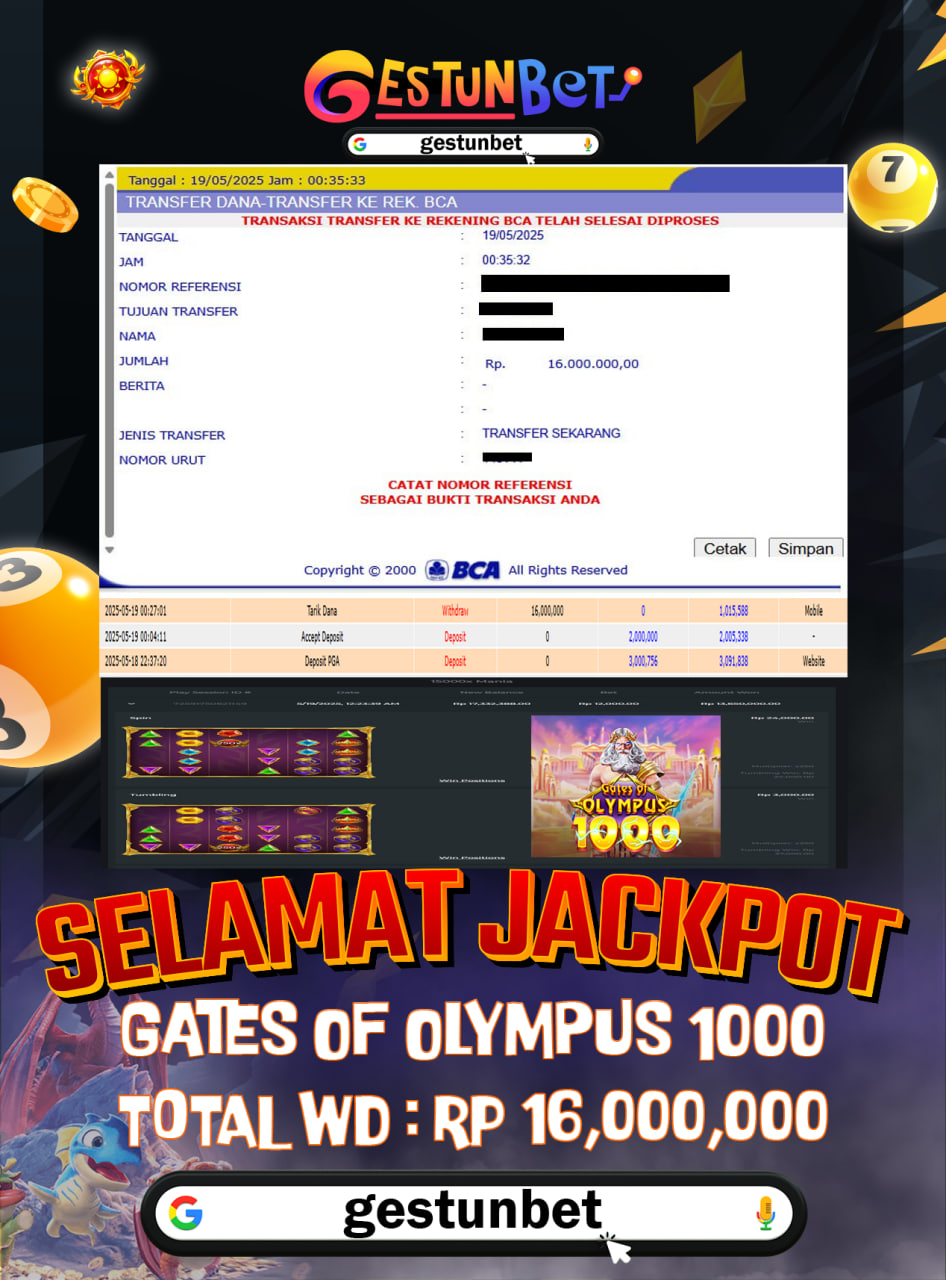BUKTI JP GESTUNBET 19 MEI 2025