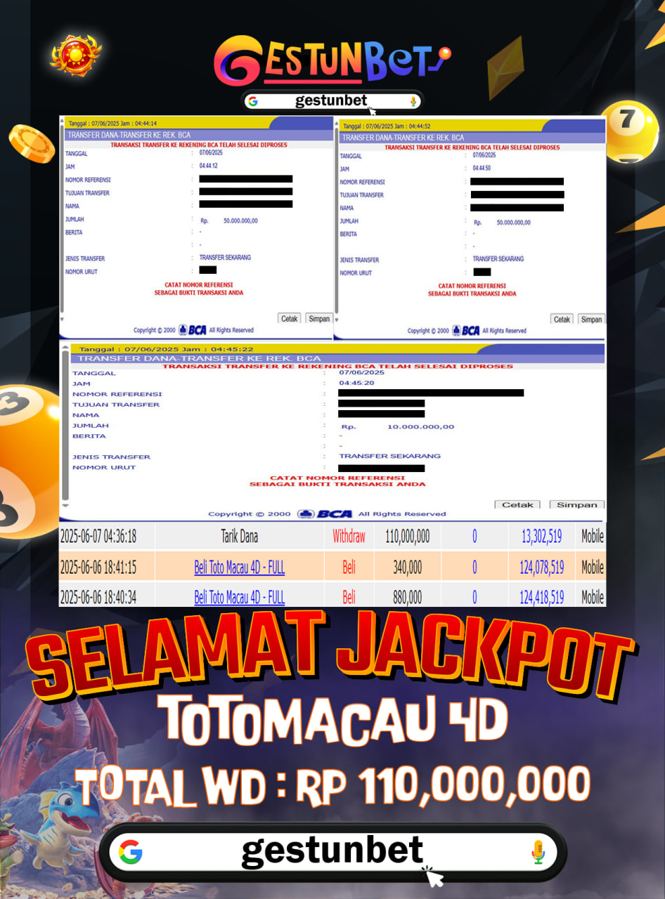 BUKTI JP GESTUNBET 07 JUNI 2025